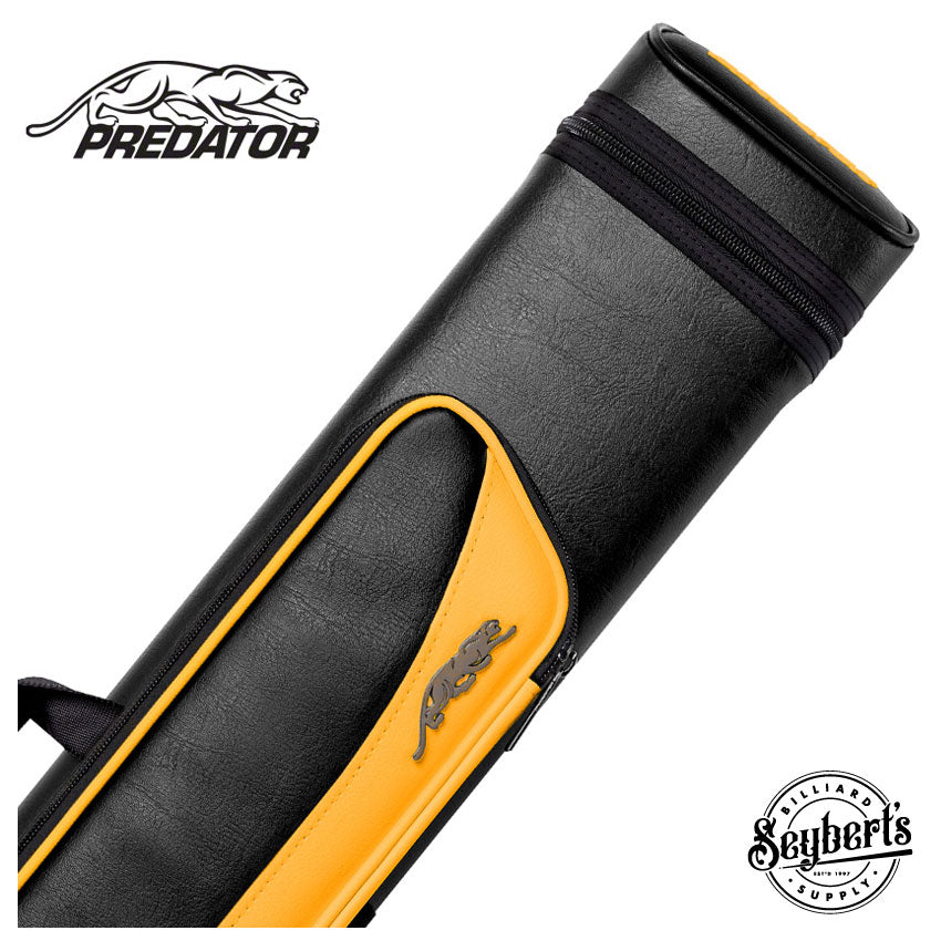 Predator Roadline Black/Yellow 2x4 Hard Pool Cue Case - C24BLKYELH