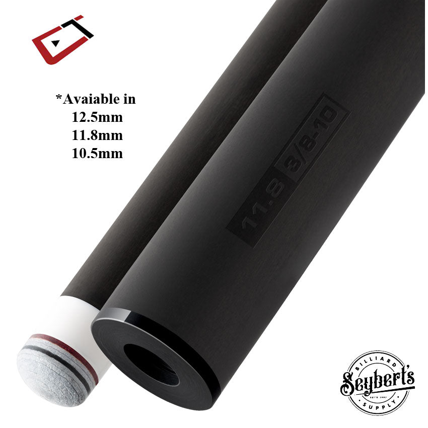 Cuetec Cynergy 3/8 x 10 Thin Collar  Carbon Shaft