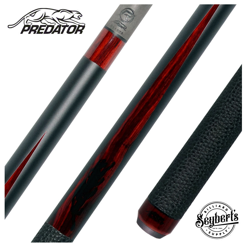 Predator Limited Edition SP2 Matte Black Forearm with Cocobolo Points Pool Cue