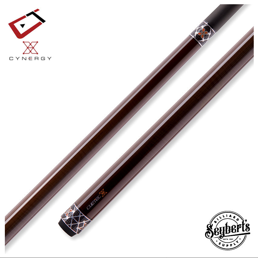 Cuetec Cynergy X Amber No-Wrap Pool Cue - 95-122
