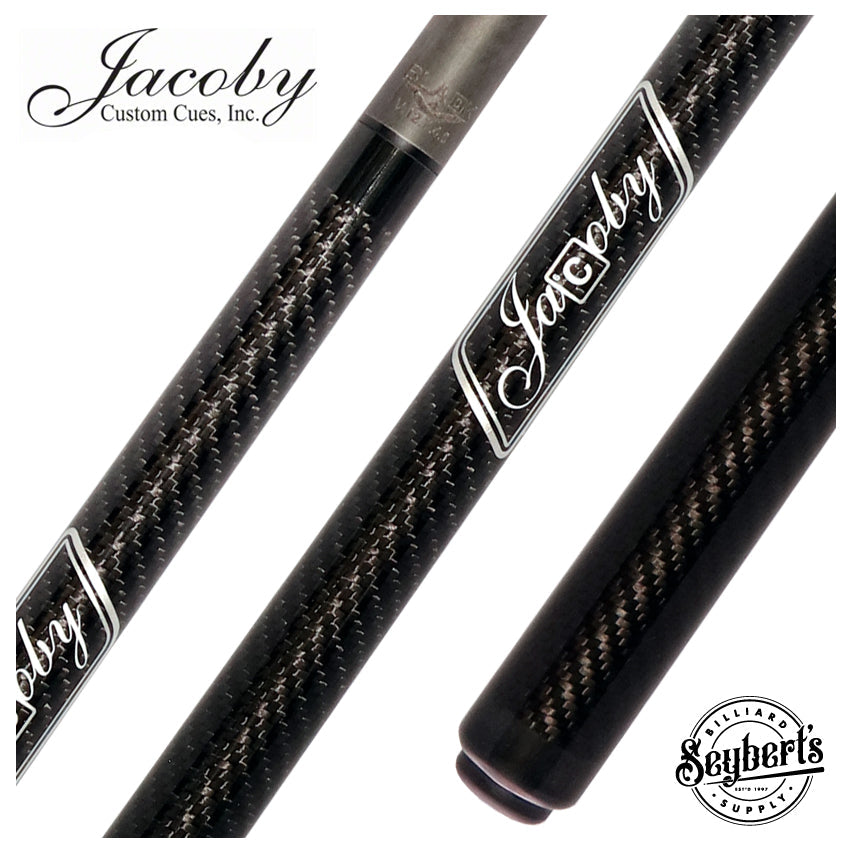 Jacoby Game Changer Series Carbon Playing Cue with 12.70mm Jacoby Black V4 Carbon Fiber Shaft