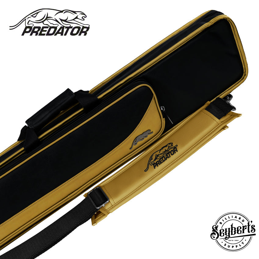 Predator 30th Anniversary Roadline 4x8 Butterfly Soft Pool Cue Case - Black and Gold
