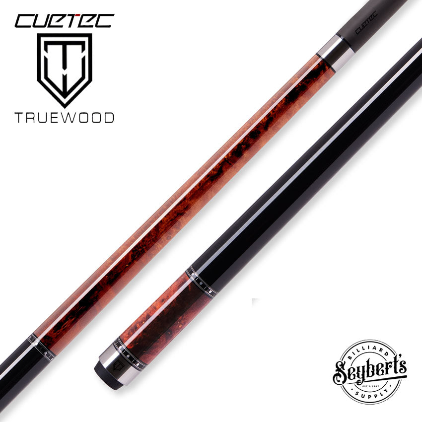 Cuetec Cynergy Truewood  Mappa Burl 2 Pool Cue - 95-112NW
