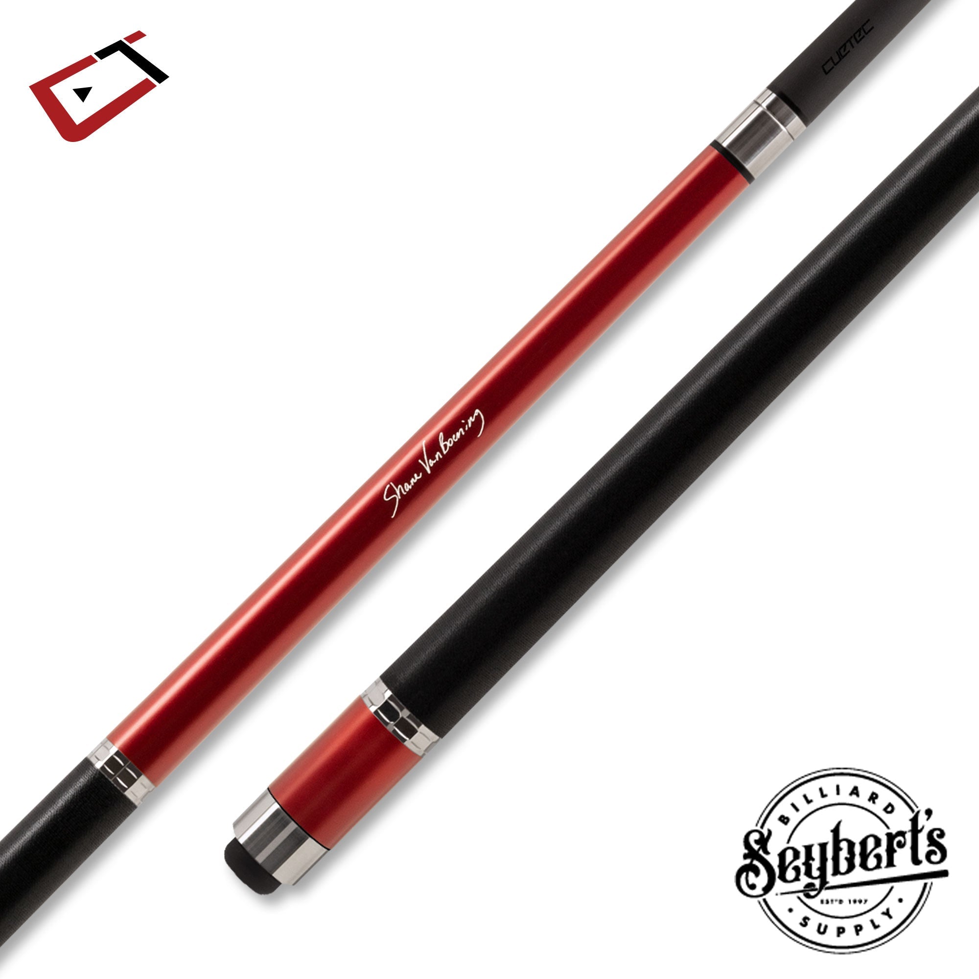 Cuetec Cynergy SVB Gen One Cue Ruby Red Pool Cue - 95-133