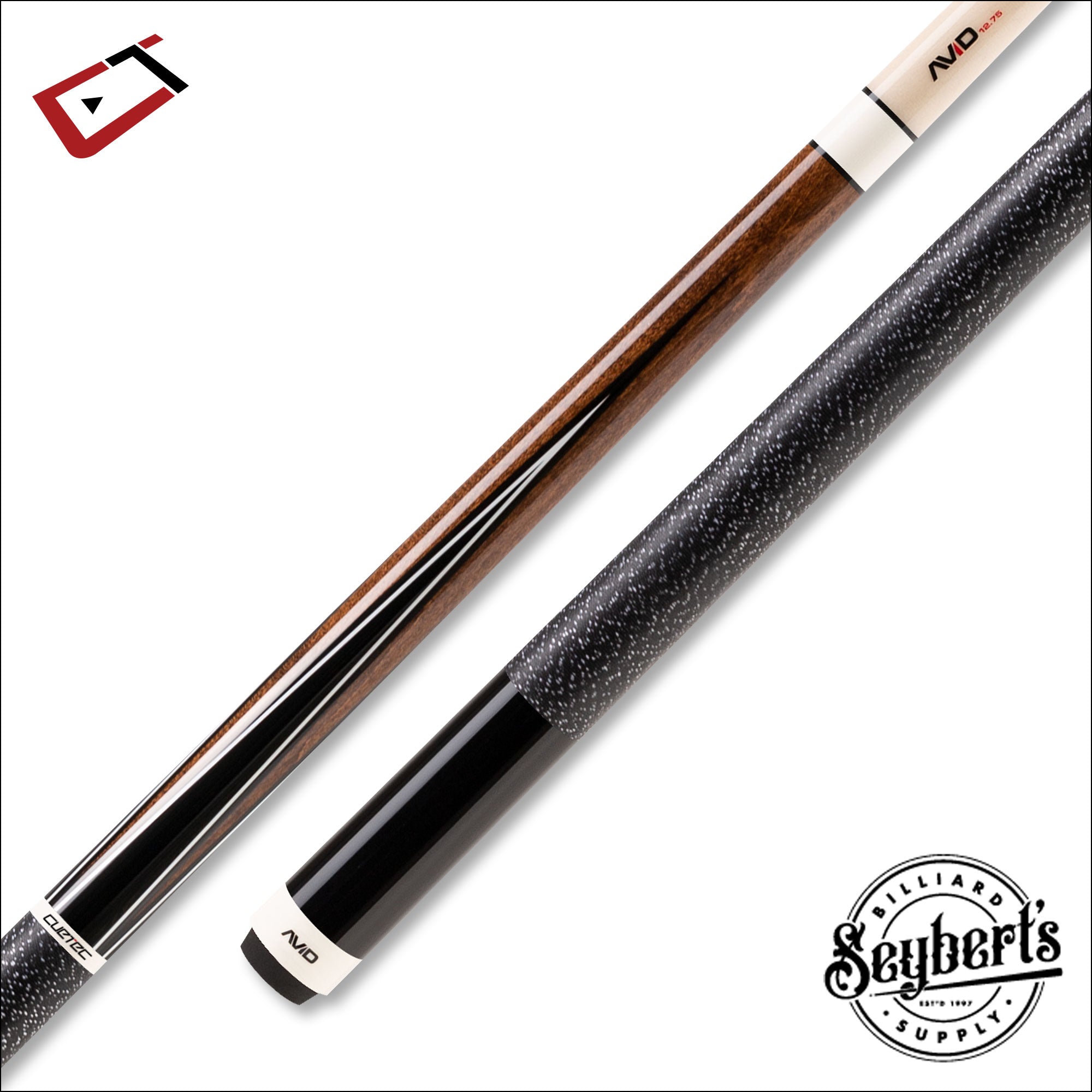 Cuetec AVID Era Sneaky Pete 4 Point Brown and Creme with Linen Wrap Pool Cue