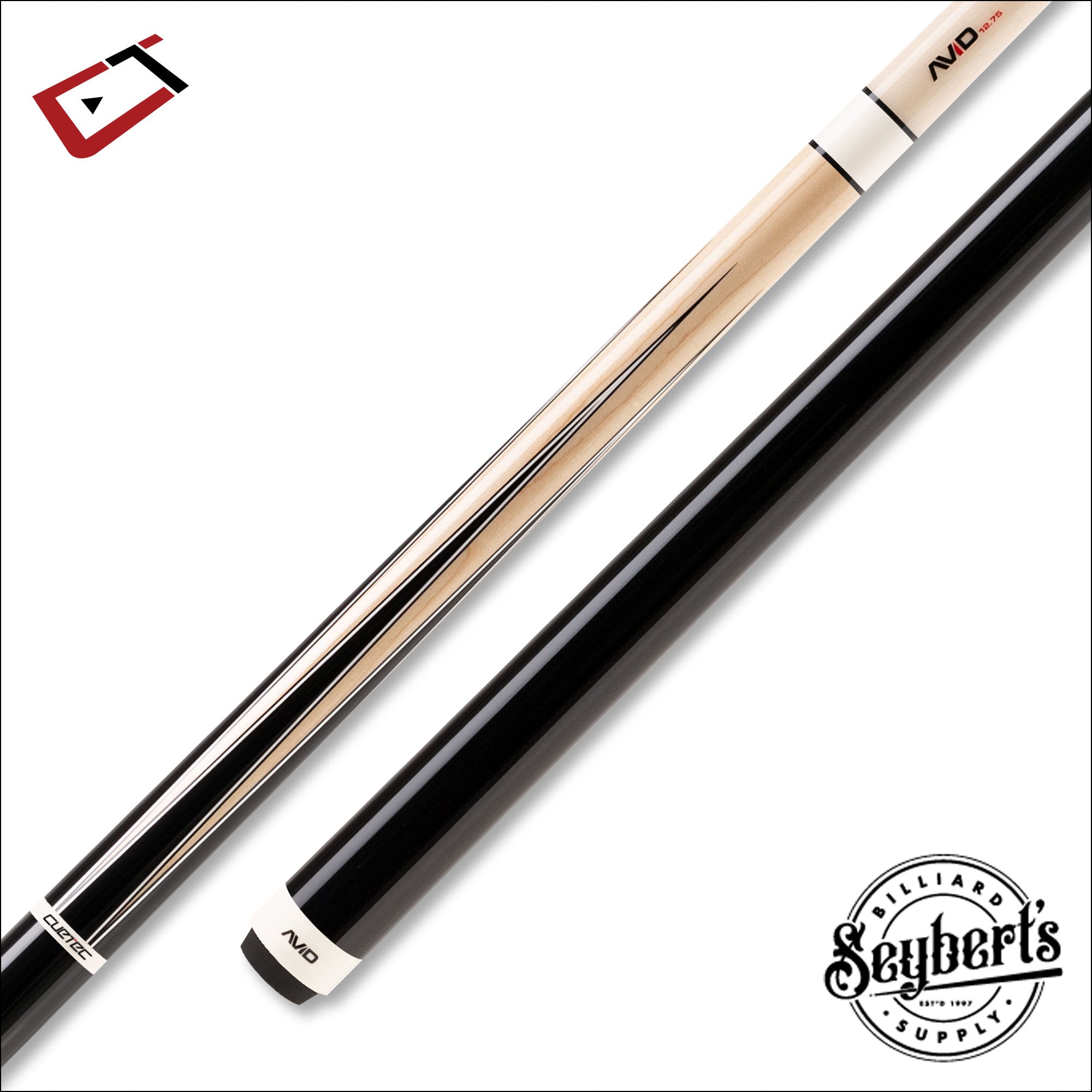 Cuetec AVID Era Sneaky Pete No-Wrap 6 Point Natural No Wrap Pool Cue