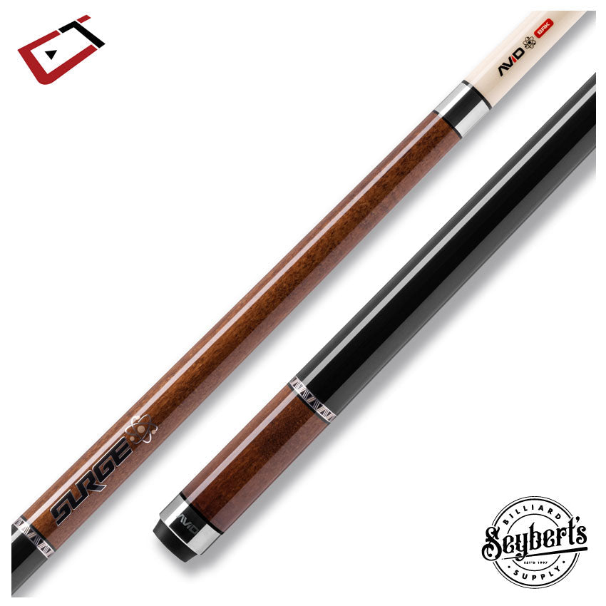 Cuetec Avid Surge Brown No Wrap Break Cue - 95-332NW