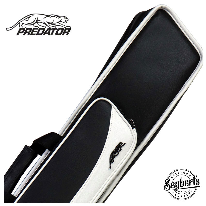 Predator Roadline Black/White 4x8 Soft Pool Cue Case - C48BLKWHTS