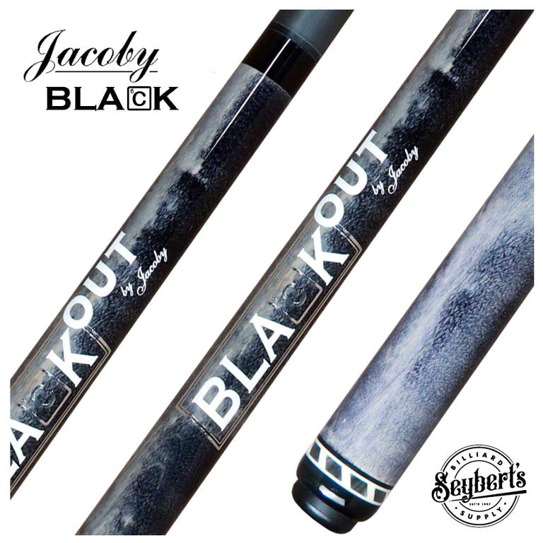Jacoby BlaCkOut Grey No Wrap Break/Jump Cue - JACBKOUTGY