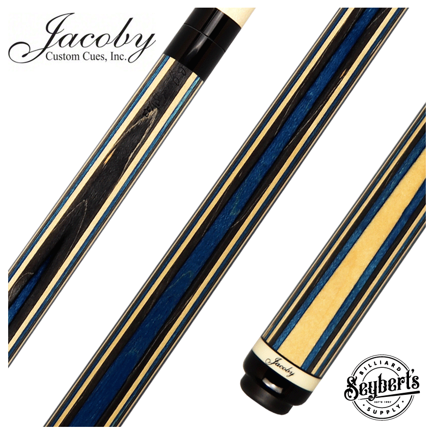 Jacoby Element Water Laminated Pool Cue - JACLAMWATER