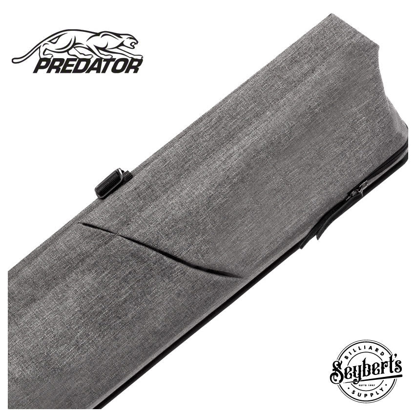 Predator Urbain Light Grey Butterfly Style 2x4 Soft Pool Cue Case - PREU2x4LGRYS