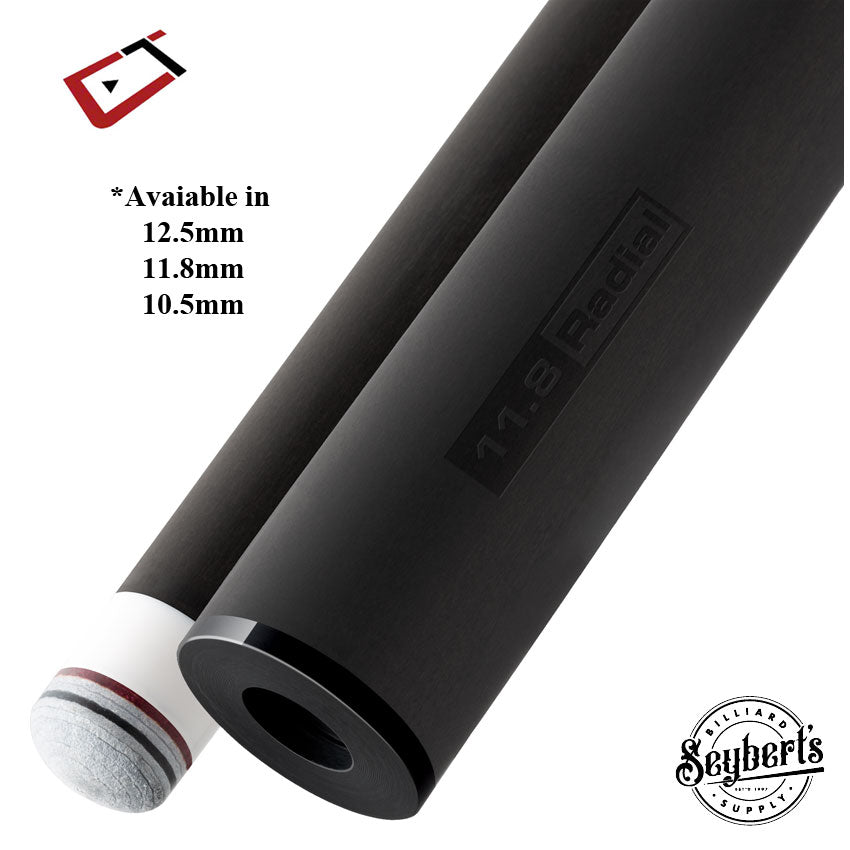 Cuetec Cynergy  Radial Thin Collar Carbon Shaft