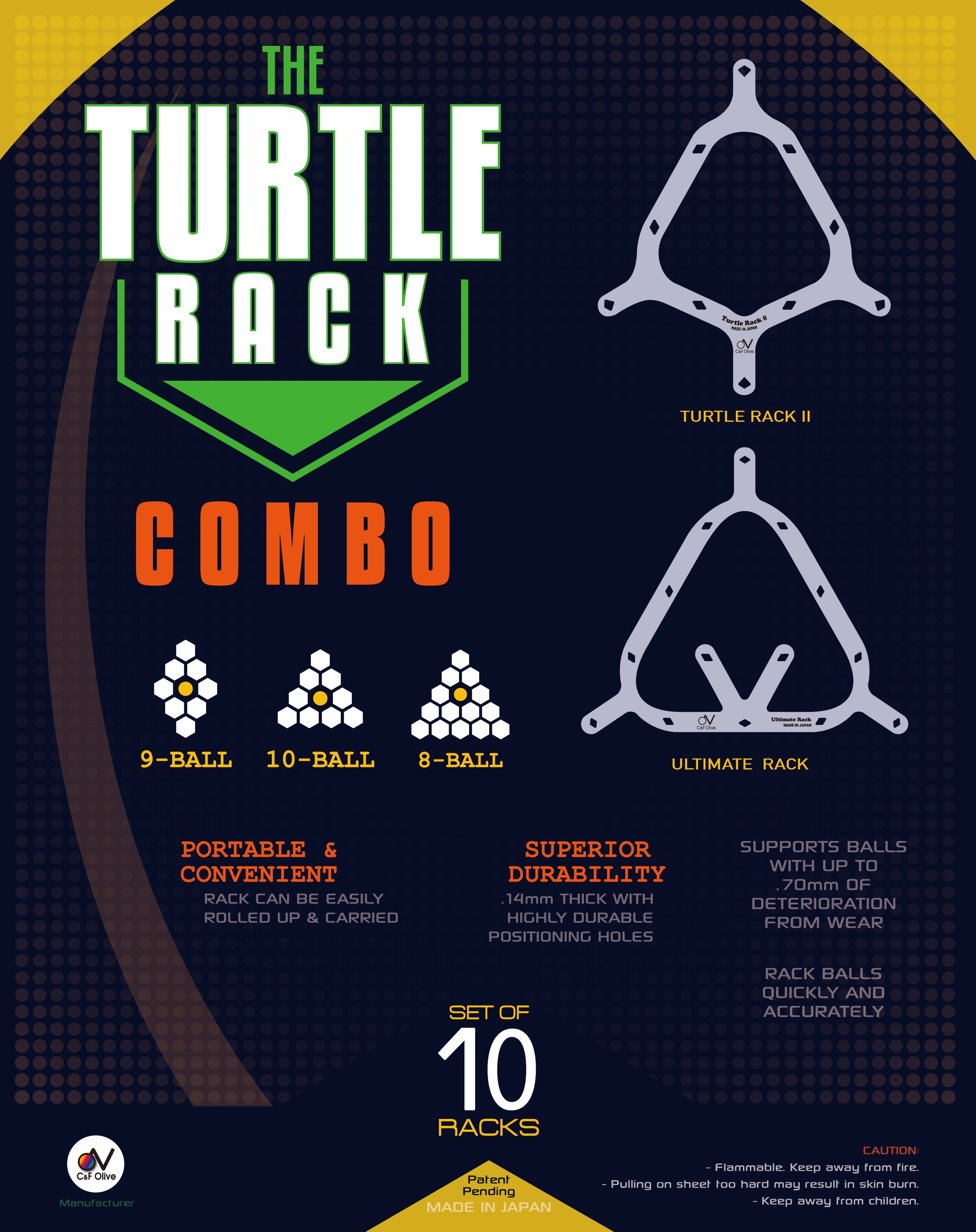 Combo Turtle Rack 2 Set