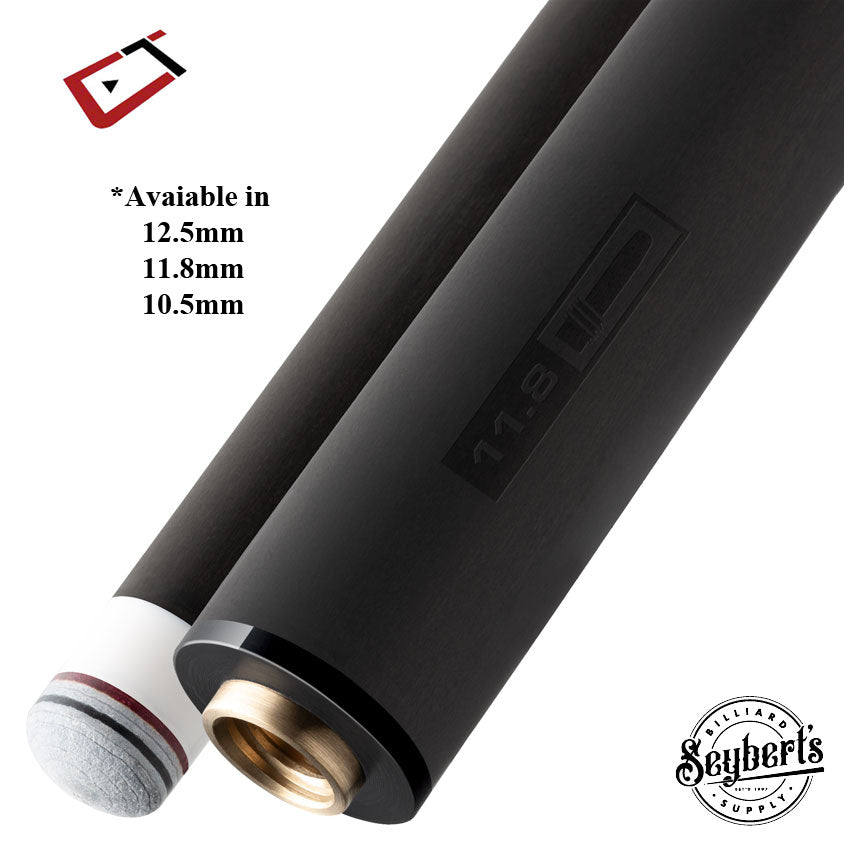 Cuetec Cynergy Uni-Loc Thin Collar Carbon Shaft