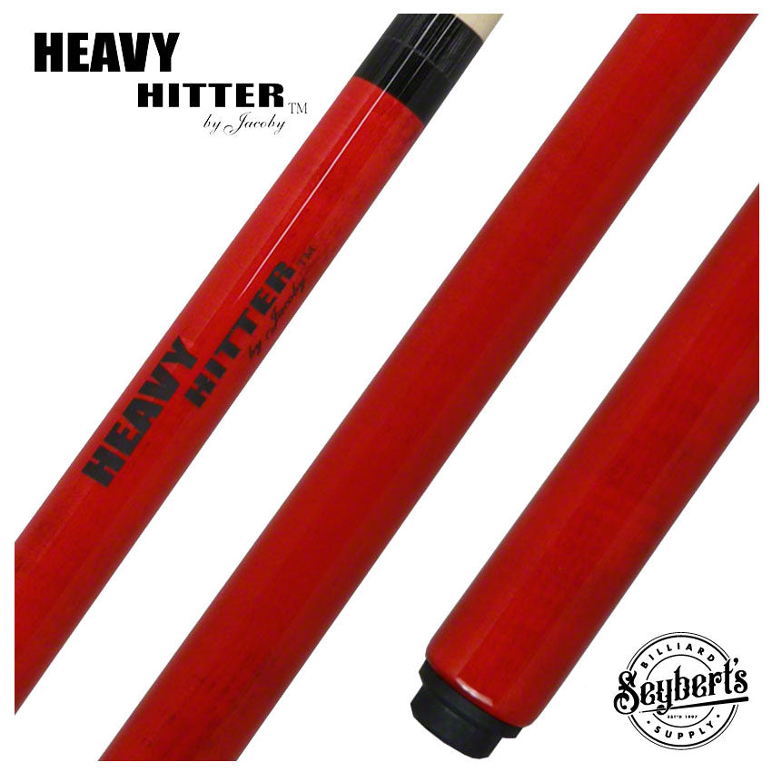 Jacoby Custom Red Heavy Hitter Break Cue - JACHHRED