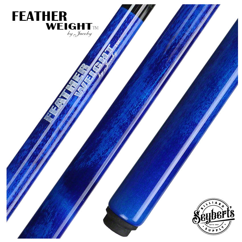 Jacoby Custom Blue Feather Weight Break Cue - JFWBCBL