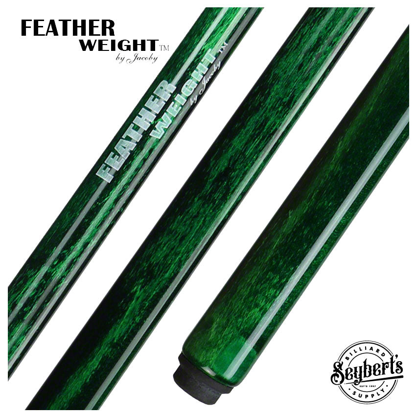 Jacoby Custom Green Feather Weight Break Cue - JFWBCGR