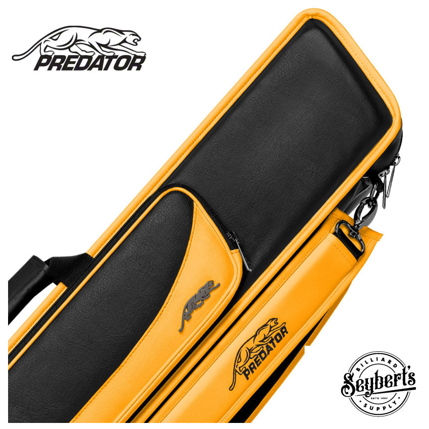Predator Roadline Black/Yellow 4x8 Soft Pool Cue Case - C48BLKYELS